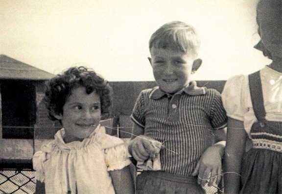 Dennis Foley and his cousin who was taken away, Chester Hill North 1959